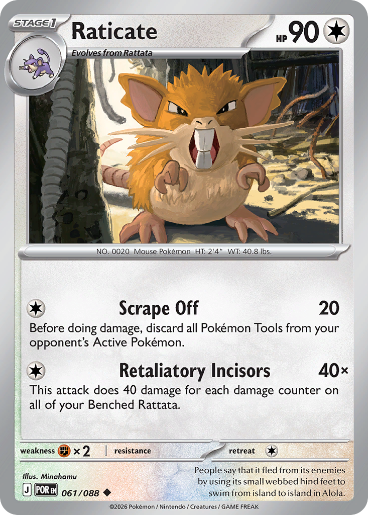 Raticate - Perfect Order #61