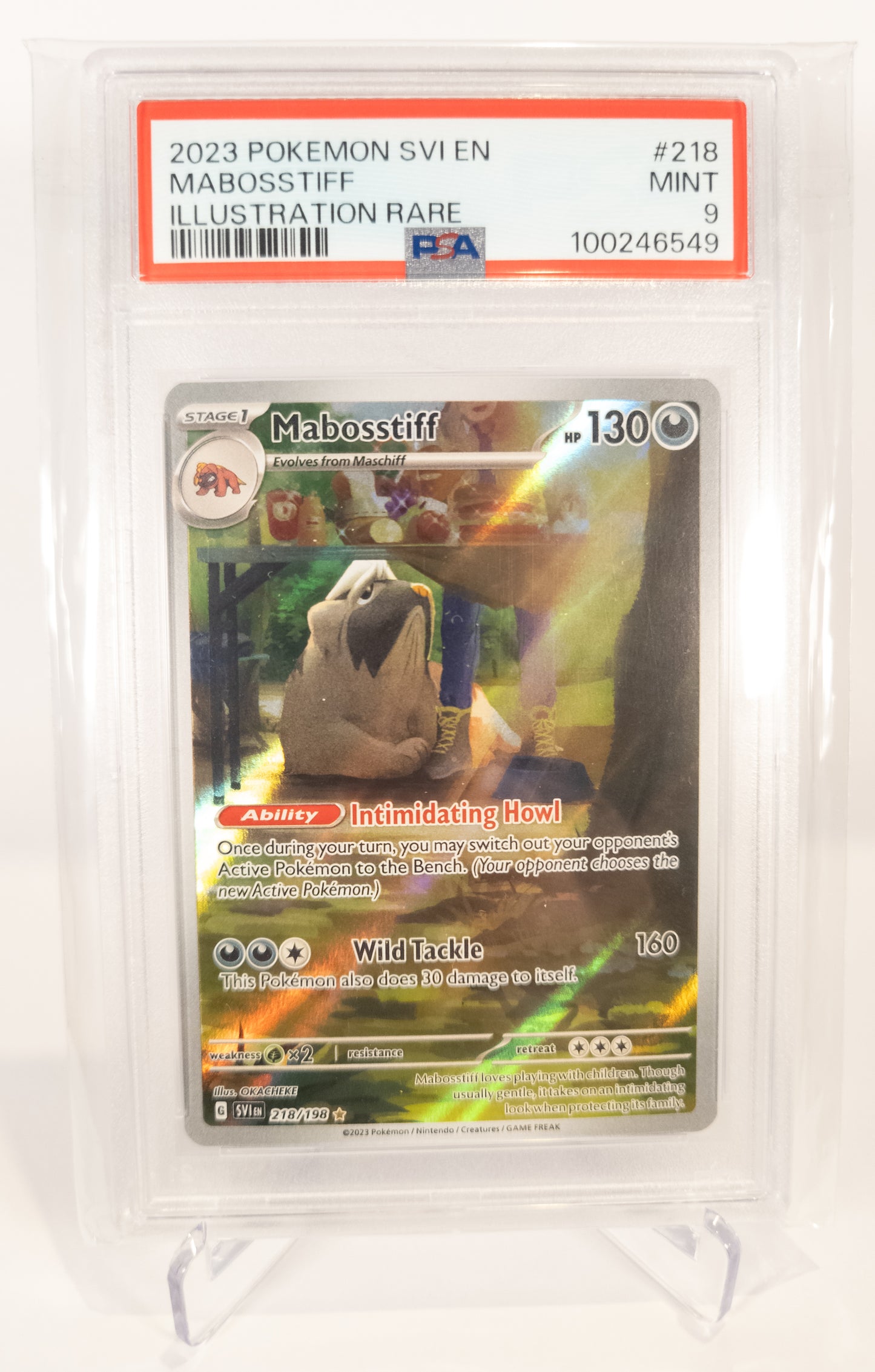 Mabosstiff #218 - PSA 9 - 100246549