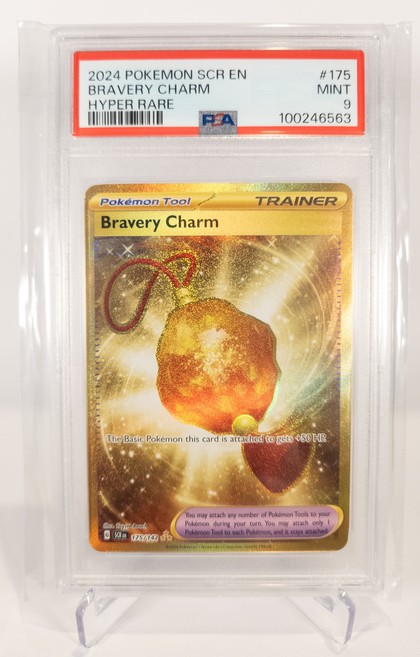 Bravery Charm #175 - PSA 9 - 100246563