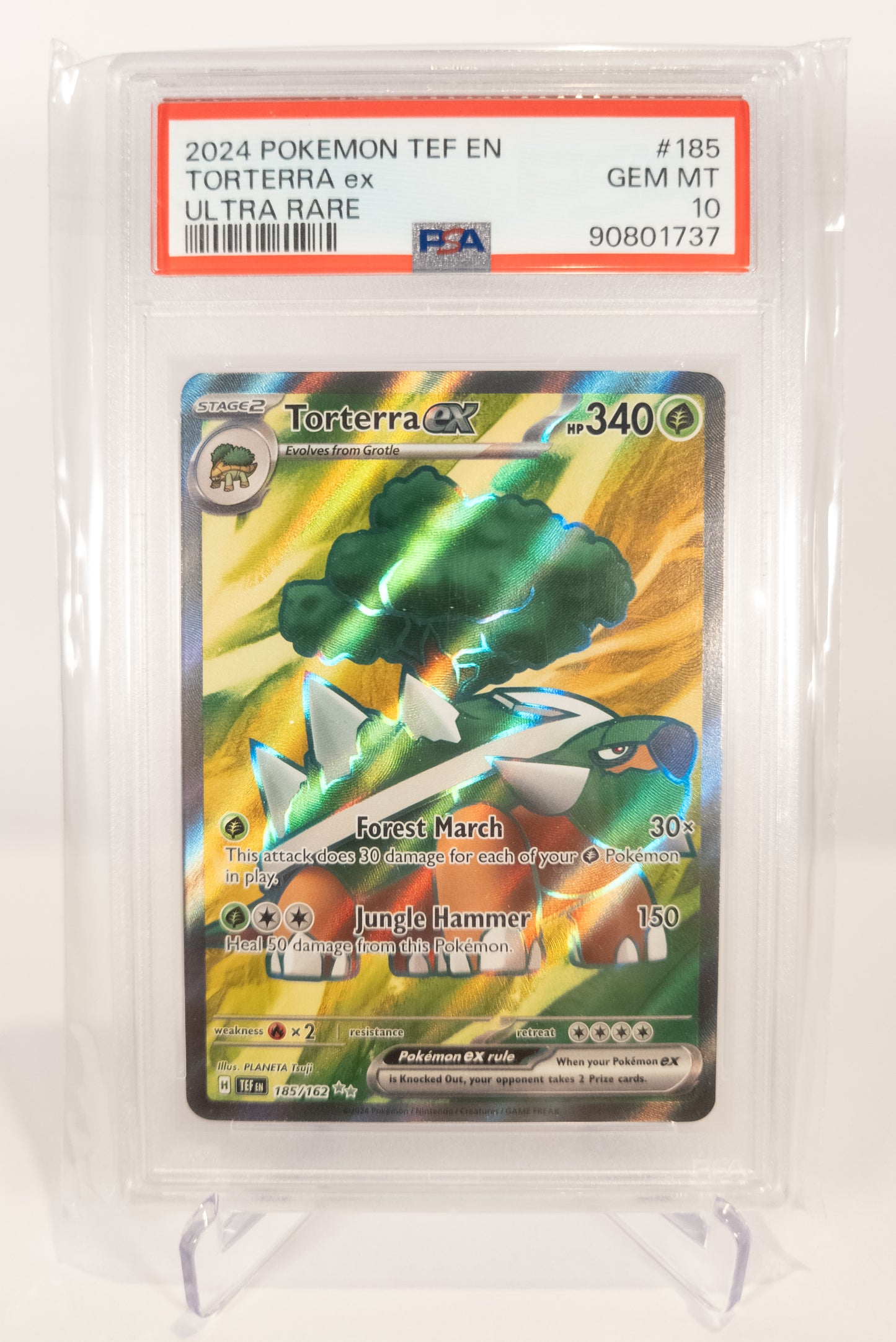 Torterra EX #185 - PSA 10 - 90801737