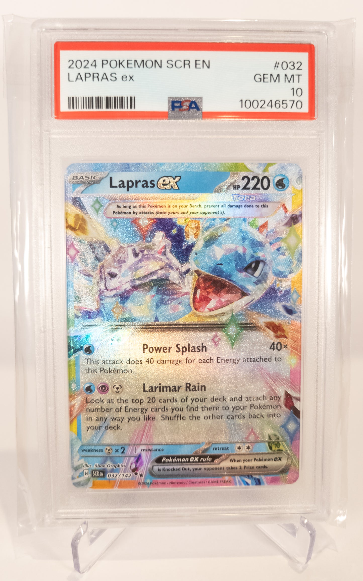 Lapras EX #32 - PSA 10 - 100246570