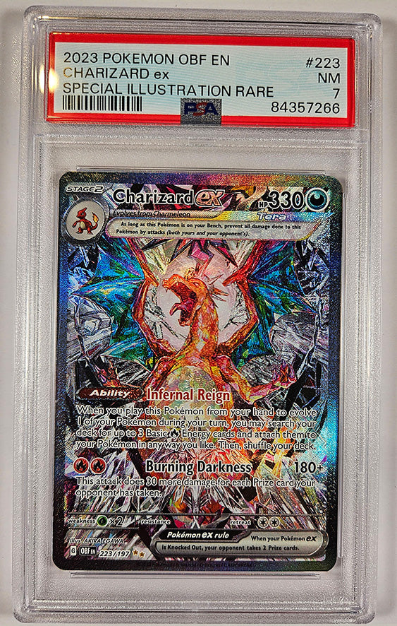 Charizard EX PSA 7 - Obsidian Flames #223