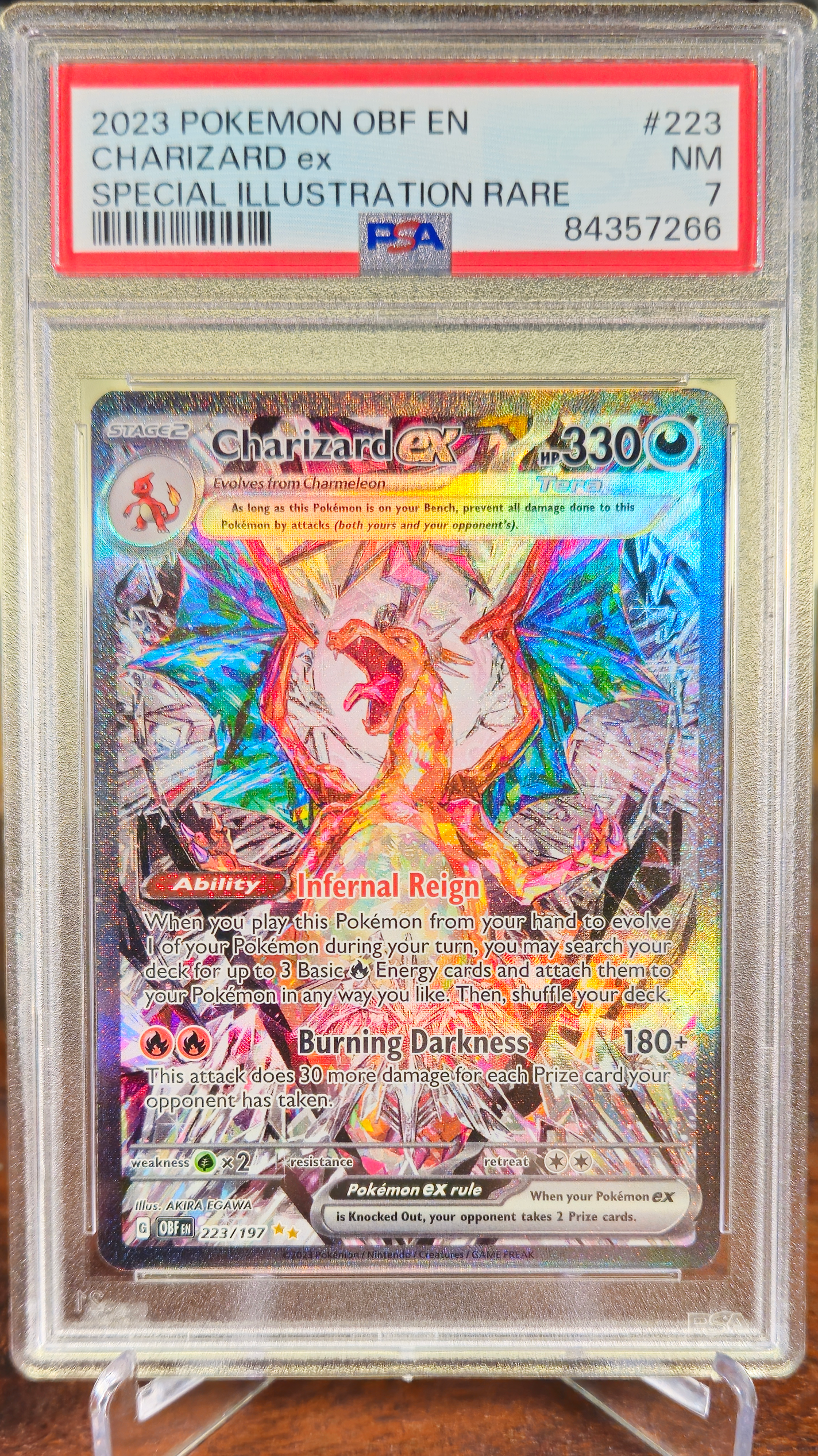 Charizard EX #223 - PSA 7 - 84357266