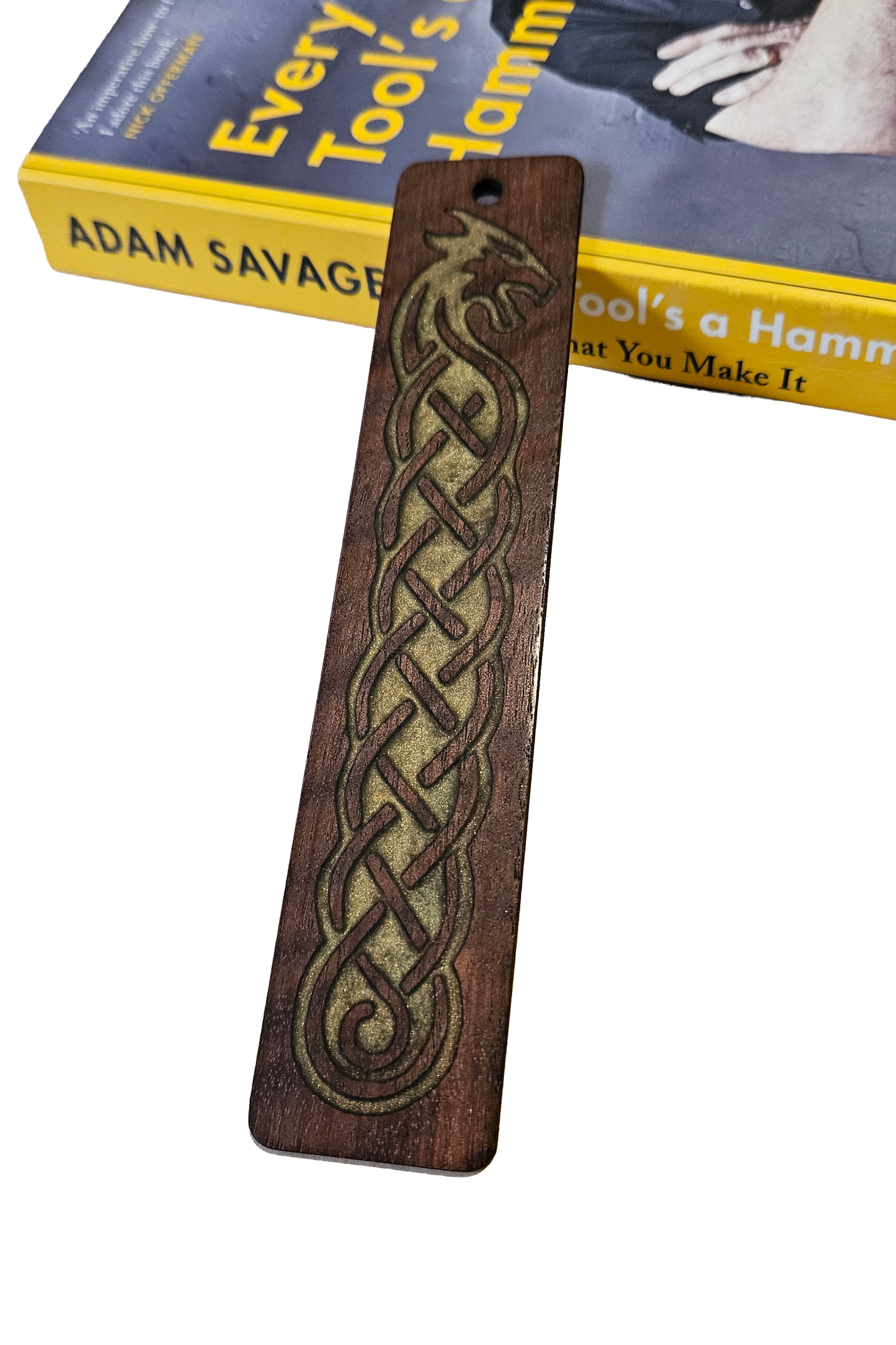 Jarrah Bookmark - Wyrm-Knot - Gold