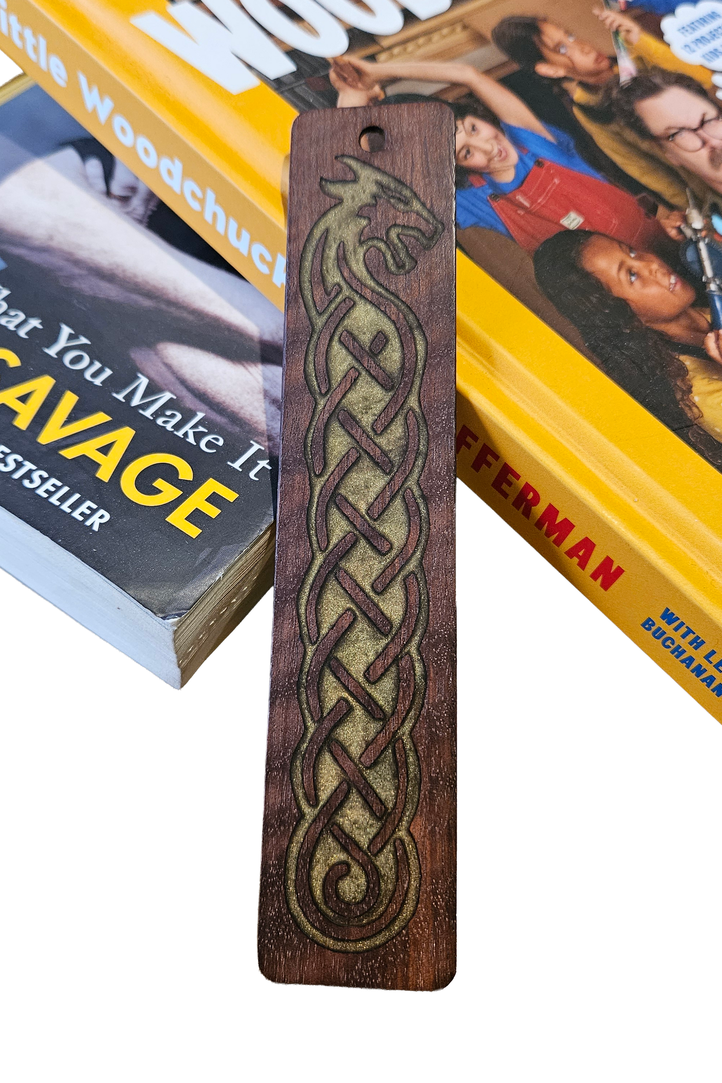 Jarrah Bookmark - Wyrm-Knot - Gold