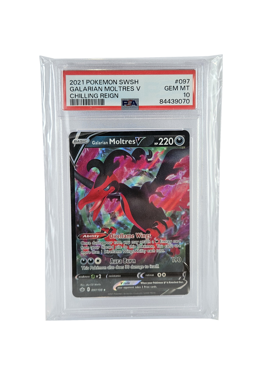 Galarian Moltres V #097 - PSA 10 - 84439070
