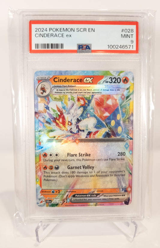 Cinderace EX #28 - PSA 9 - 100246571