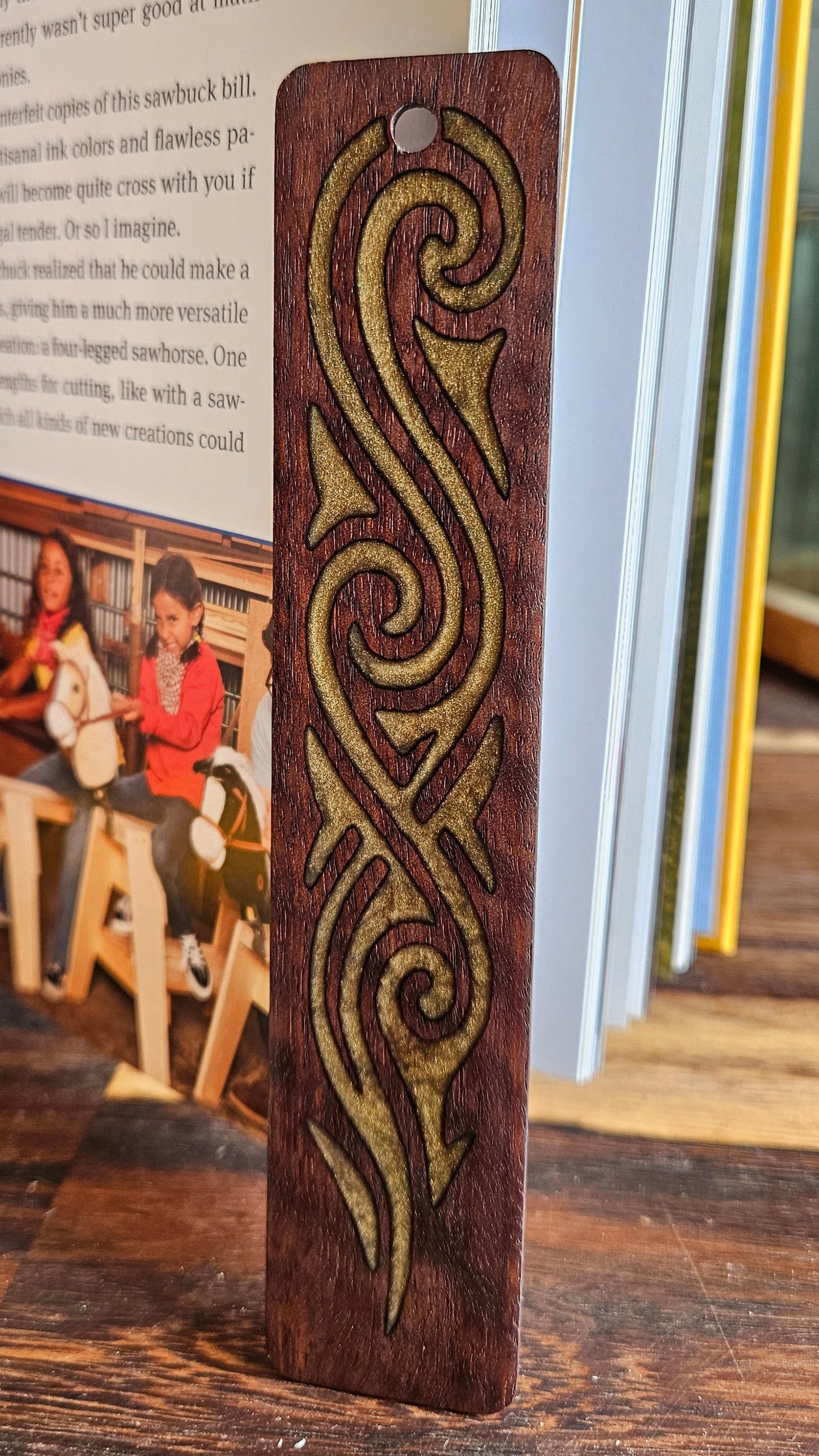 Jarrah Bookmark - Tai - Gold