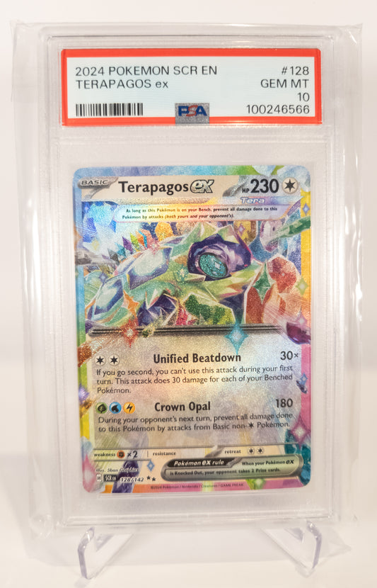 Terapagos EX #128 - PSA 10 - 100246566