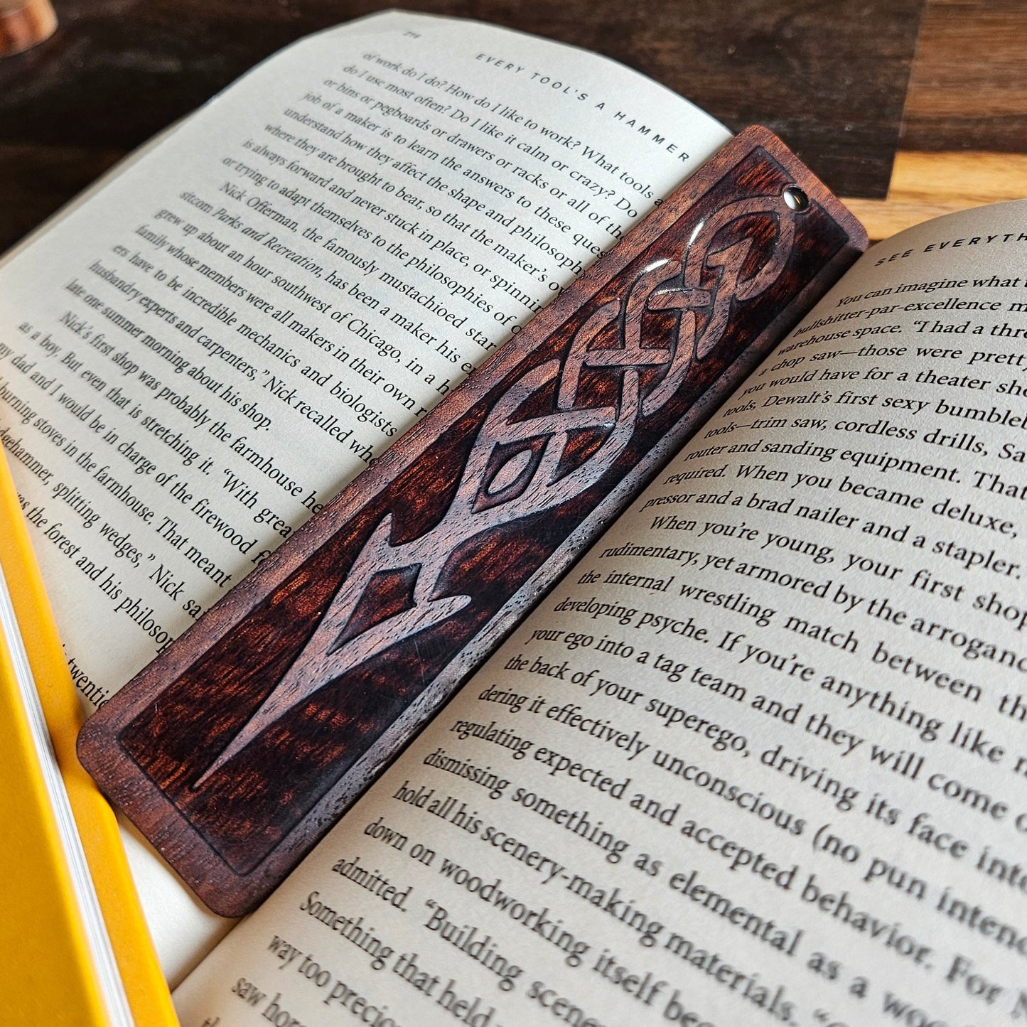 Jarrah Bookmark - Sgian-Dubh - Clear